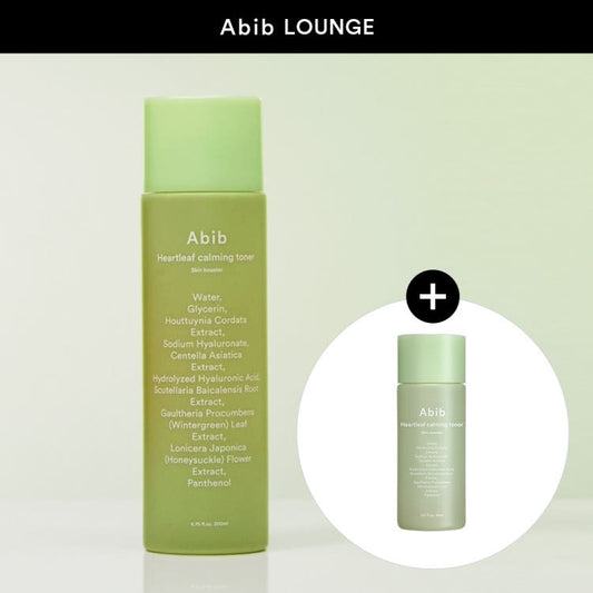 Abib Heartleaf Calming Toner Skin Booster 200ml+30ml product image - Abib Korean skincare