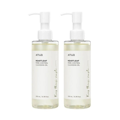 Anua Heartleaf Pore Control Cleansing Oil 200mL Double Set