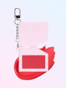 MERZY Let's Wearing Lip & Cheek Keyring(03 Sweet Peach) 2.2g