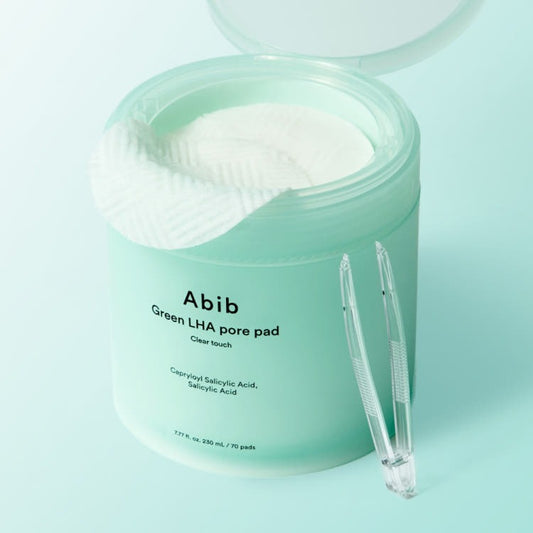 Abib Green LHA Pore Pad Clear Touch 70ea product image - Abib Korean skincare