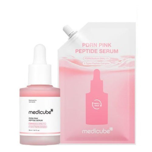 MEDICUBE PDRN Pink Peptide Ampoule 30ml+ Refill 50ml Set