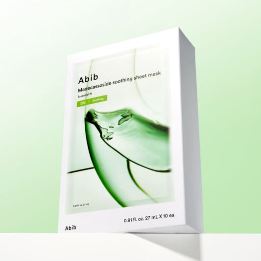 Abib Madecassoside Soothing Sheet Mask Essential Fit 10ea product image - Abib Korean skincare