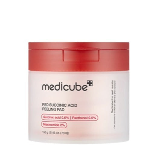 MEDICUBE Red Succinic Acid Peeling Pad 155g (70pads)
