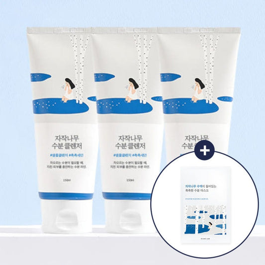 [2+1set] ROUND LAB Birch Juice Moisturizing Cleanser 150ml (+Birch Mask 1ea) mask product image