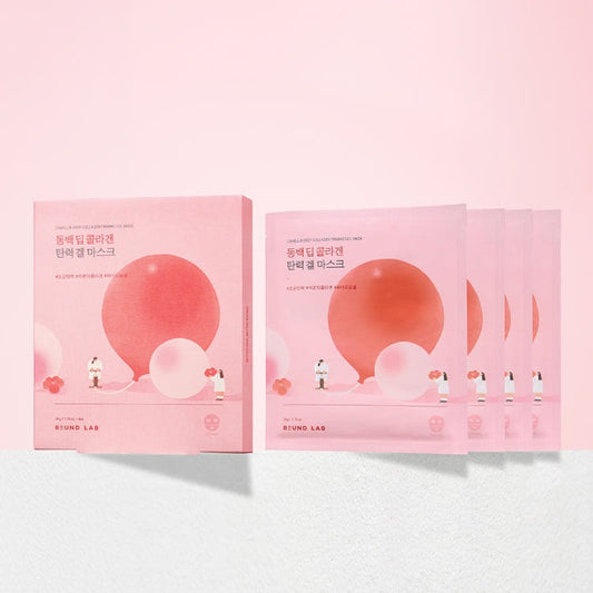 ROUND LAB Camellia Deep Collagen Firming Gel Mask 4ea product image