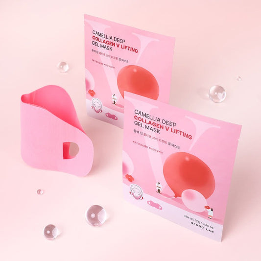 ROUND LAB Camellia Deep Collagen V Lifting Gel Mask 4ea product image