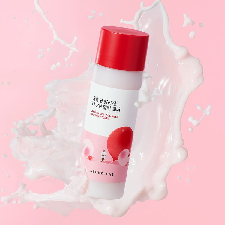 ROUND LAB Camellia Deep Collagen PDRN Milky Toner 150ml product image
