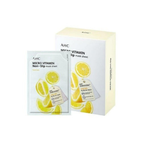 AHC Micro Vitamin Non-Slip Mask Sheet 10 Sheets