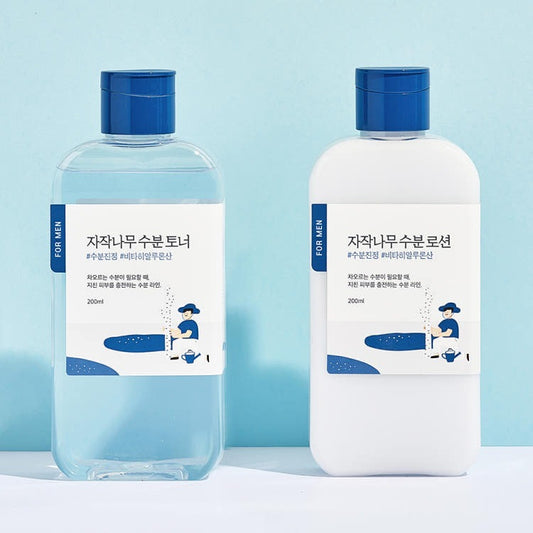 ROUND LAB For Man Birch Juice Moisturizing Toner 200ml X Lotion 200ml 2pcs set toner bottle image