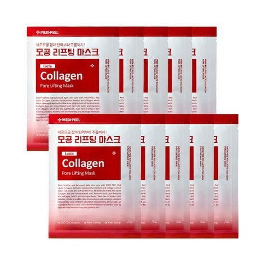 Medi-Peel Red Lacto Collagen Pore Lifting Mask 10ea