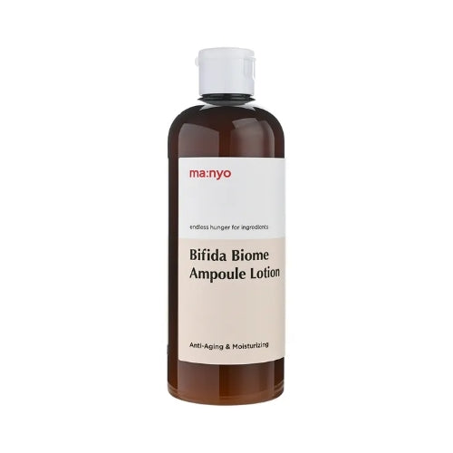 Manyo Bifida Biome Ampoule Lotion 300ml hydrating Korean lotion for skin barrier care