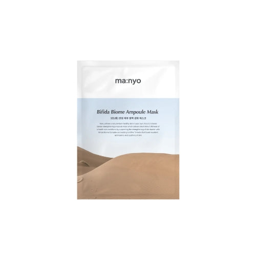 Manyo Bifida Biome Ampoule Mask 5ea hydrating Korean sheet mask for skin barrier care