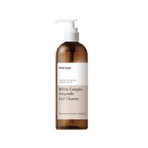Manyo Bifida Complex Ampoule Gel Cleanser 400ml gentle Korean gel cleanser for skin barrier care